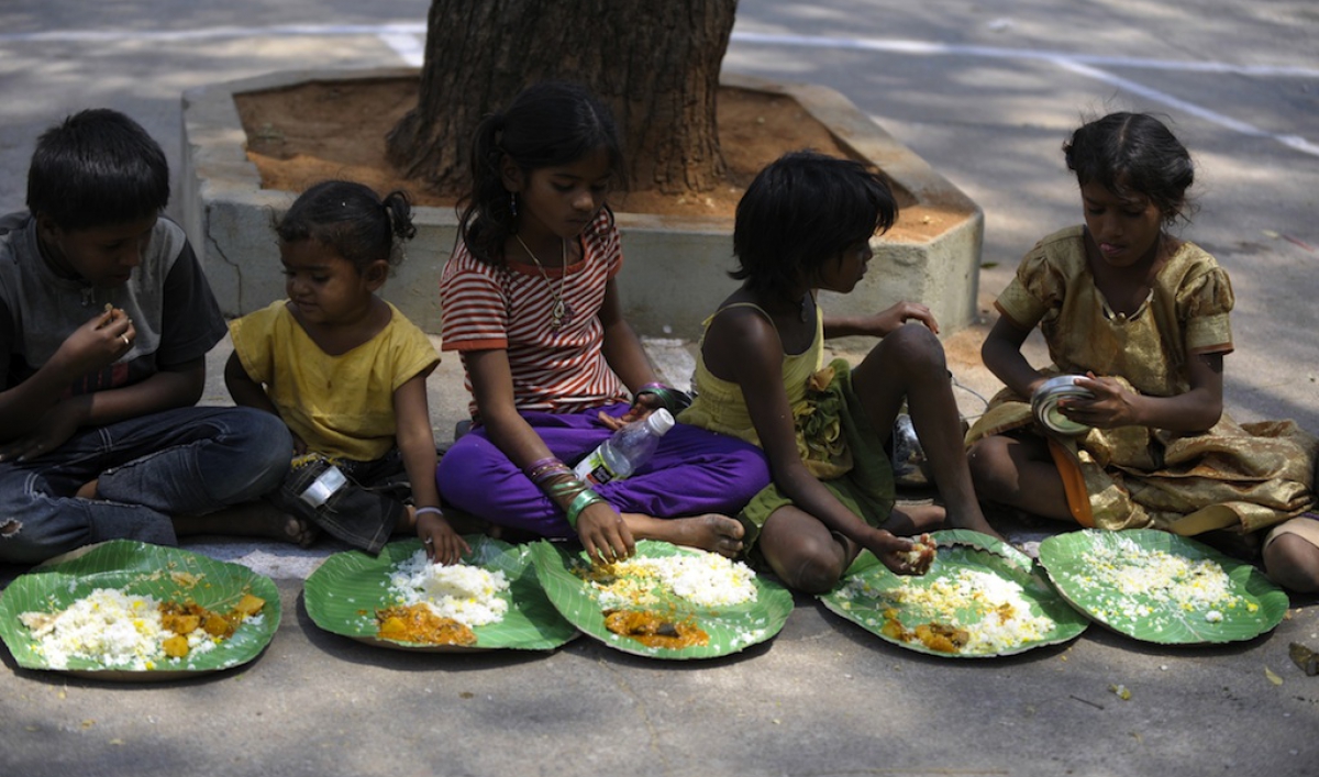 Feeding the poor